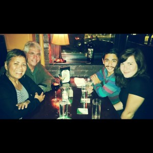 Dinner with M & C